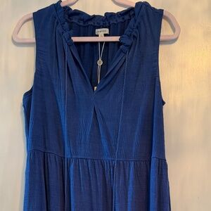 Max Studio A-Line Maxi tiered sundress L